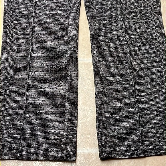 Cleo women’s Tweed Fashion Pant, slimming panel, black and white, pockets sz 16 - Picture 2 of 7